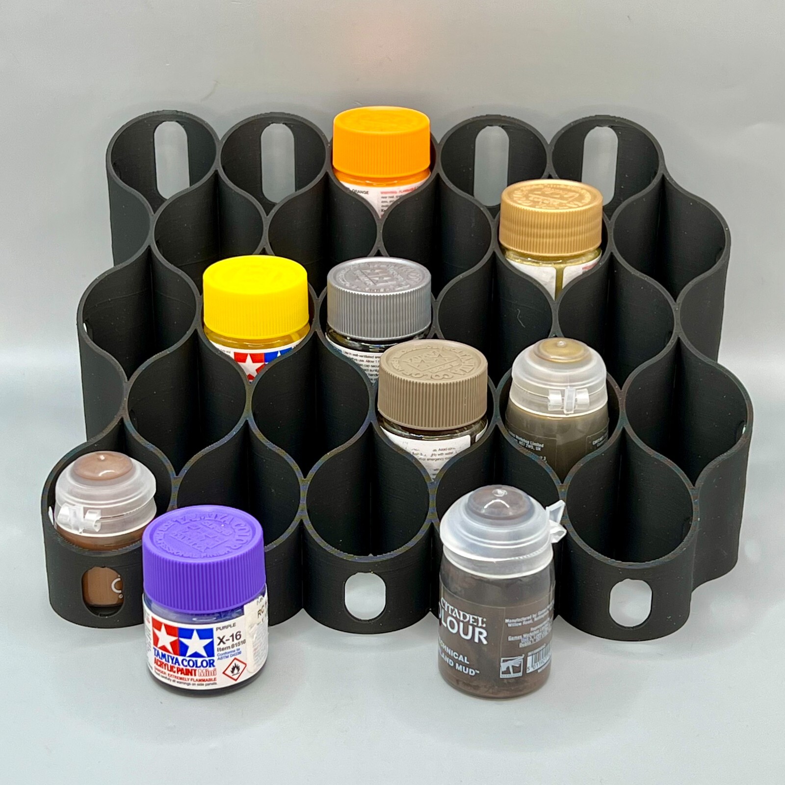 25 Bottle Paint Rack for Citadel & Tamiya Paint Bottles (3335mm