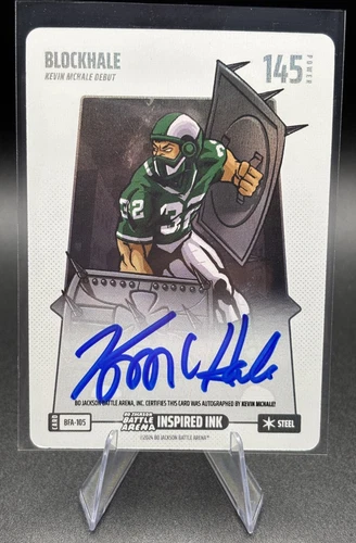 2024 Bo Jackson Battle Arena BLOCKHALE Kevin McHale Steel On-Card Auto #BFA-105