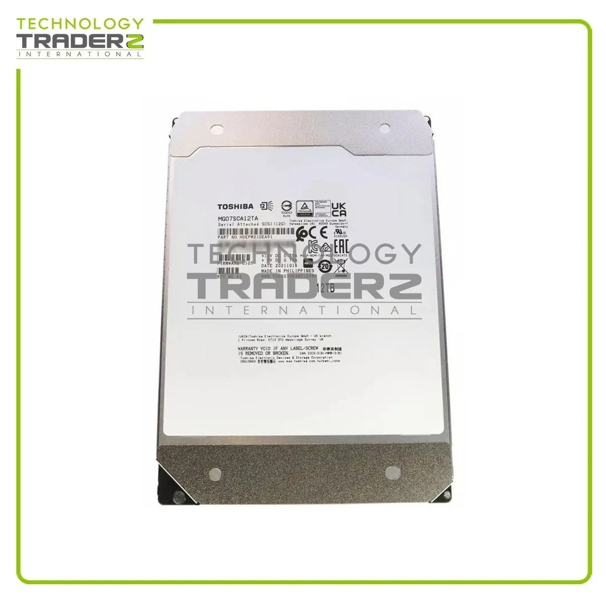 Toshiba Internal Hard Disk Drives 12 TB Storage Capacity for sale