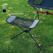 UK Outdoor Portable Retractable Beach Chair Folding Footrest Leg Rest Seat
