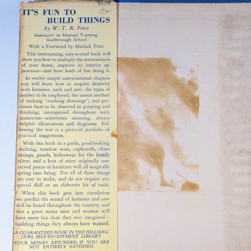 Es macht Spaß, Dinge zu bauen Vintage Holzbearbeitung Zum Selbermachen Heimwerker Reparatur Buch - Bild 10 von 11