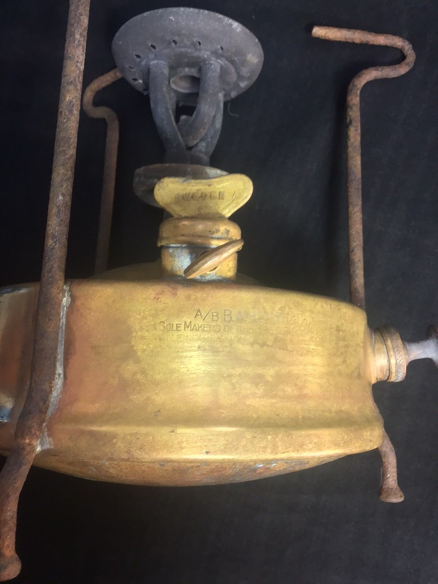 Antique Brass PRIMUS Camp Stove SWEDEN Collectable RARE V17 1931