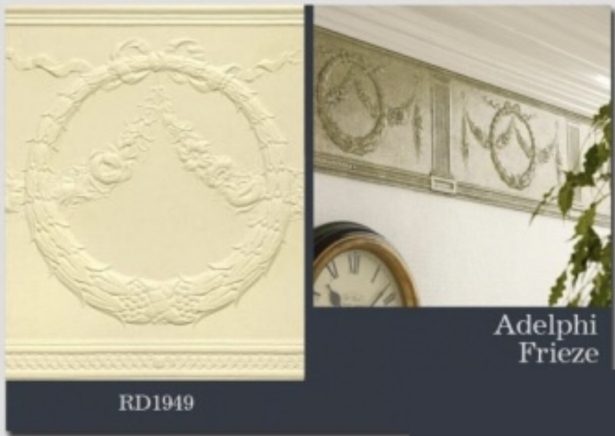 Anaglypta Lincrusta Frieze Adelphi Wallpaper RD 1949 088953857445