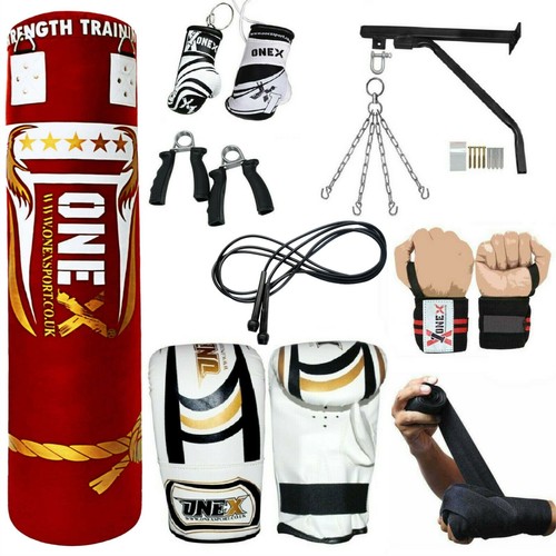 Punch bag 13 Pcs 5ft kick boxing Set Heavy duty punching bags MMA Fitness 724872447892 eBay
