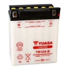BATTERIA ORIGINALE YUASA YB12A-B PER MOTO HONDA XL 600 V TRANSALP 1987 1988 1999