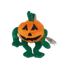 Vintage 1998 Ty Beanie Baby 7" Pumkin the Pumpkin Halloween Jack-o-lantern