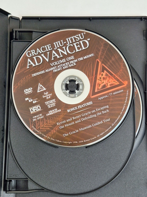 Gracie JIU JITSU Advanced Volumes 1, 2 & 3 DVD: three discs
