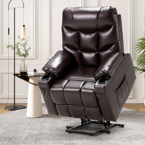 Power Lift Recliner for Elderly Electric Chair with Heated Vibration Massage - Picture 40 of 53