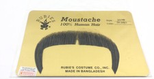 Rubie's Mustache 2016 Dark Gray 100 Human Facial Hair Costume 980-P