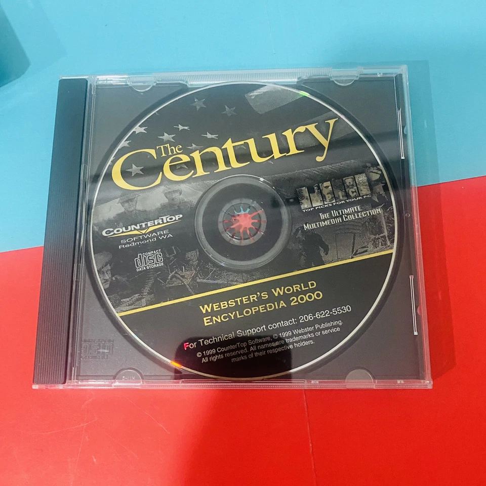 The Century Topics CounterTop Software Cd-rom LOT Of 10 Software PC Vtg - Image 4 of 4