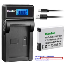 Kastar Battery LCD Charger for Gopro2 Gopro HERO Gopro Hero2 GoPro AHDBT-001