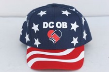 Rare American Flag DCOB NISSIN Snapback Hat Cap Adjustable