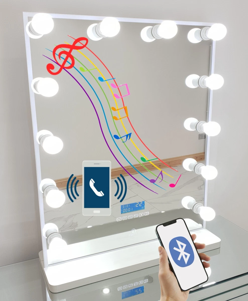 HOLLYWOOD MIRROR HUGE XLARGE Christmas Sale MIC and BLUETOOTH Speakers PRO SALE