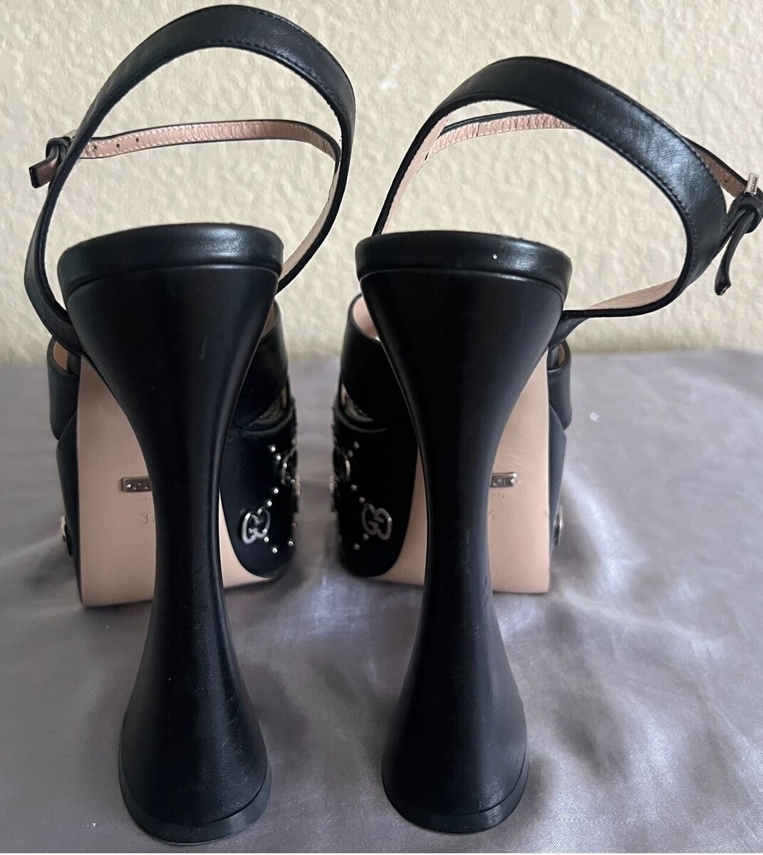 Gucci Interlocking G”s Platform Sandals Heels Shoes 37.5 | eBay Gucci Interlocking G”s Platform Sandals Heels Shoes 37.5 | eBay