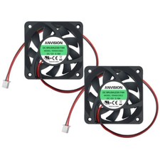2pack 60mm X 15mm Dc 12v Brushless Cooling Fan Dual Ball Bearing