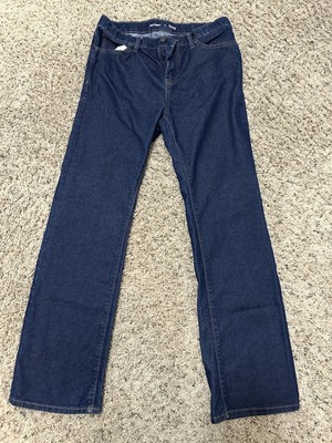 Old Navy Jeans Boys 18.  Dark Rinse Straight Fit  Adjustable Waist NWOT