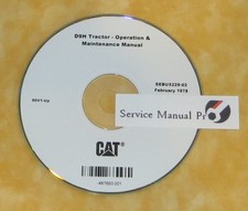 SEBU5229 CAT Caterpillar D9H Trattore Dozer Manuale Uso Manutenzione CD.