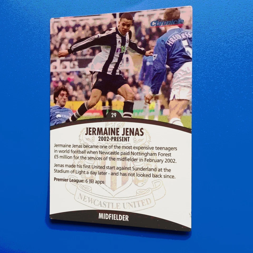 JERMAINE JENAS ROOKIE 2002-03 Newcastle Evening Chronicle - Toon Heroes #29 - Image 2 of 4
