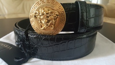 medusa leather belt