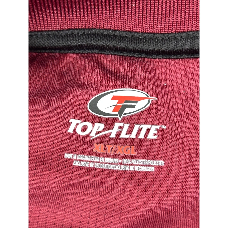 Top Flite Para Hombre XL Golf Polo Granate Manga Corta Poliéster 3 Botones Informal Foto 3 de 4