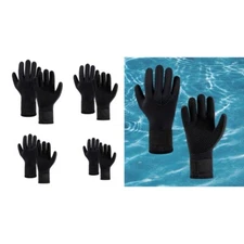 Wetsuit Winter Gloves Diving Warm Water Gloves, 5mm Neoprene Five Finger Gloves