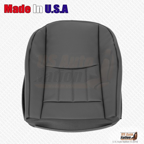 2007 Mercedes Benz C280 Luxury Sport Driver Bottom Perforated Leather Cover Blk - Picture 3 of 9