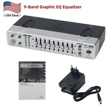 9-Band Graphic EQ Equalizer Anti-howling Audio Equalizer Processor FBQ800 US