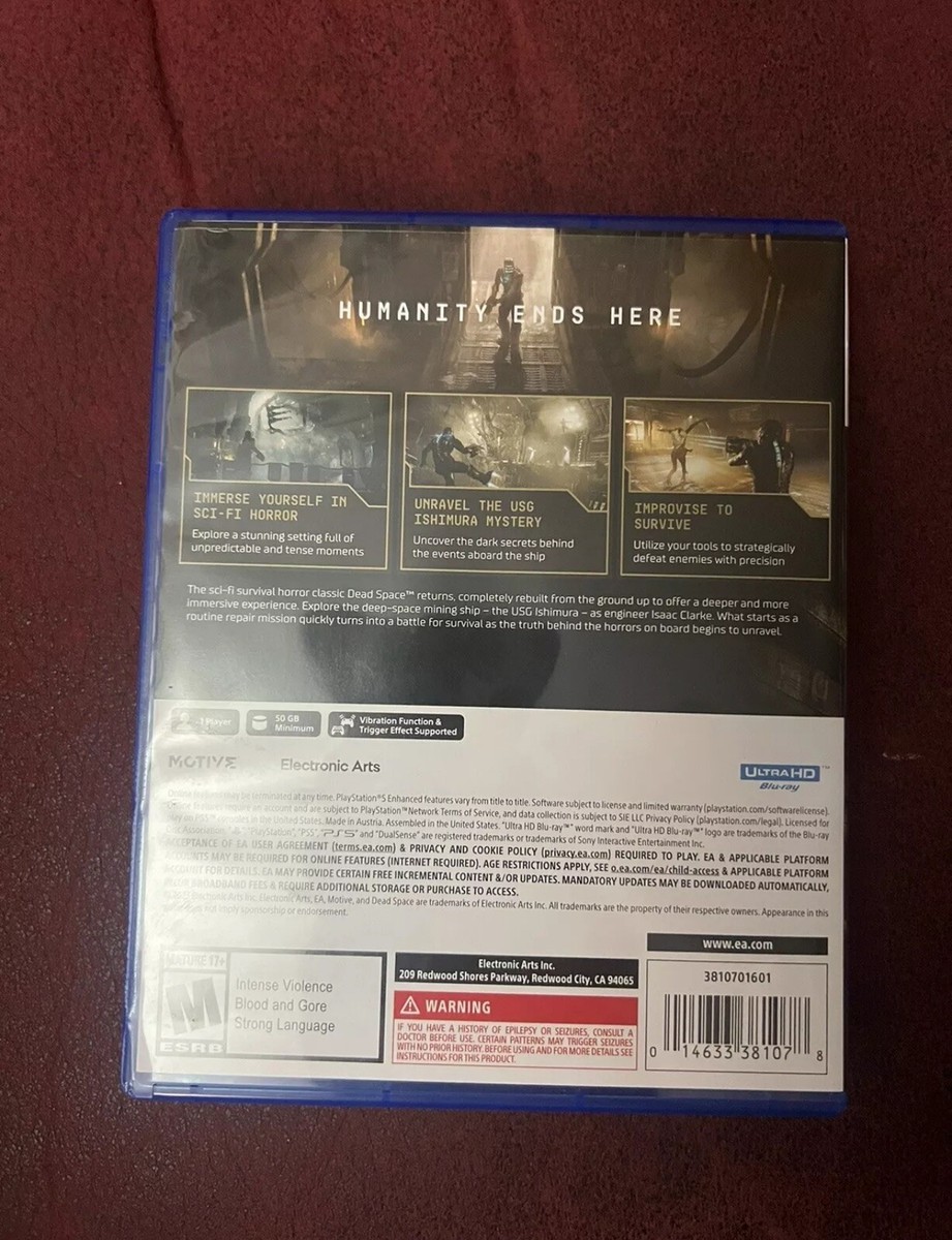 Dead Space - Sony PlayStation 5 Ps5 14633381078| eBay