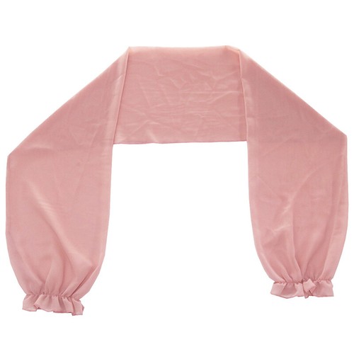 Women Puff Sleeve Chiffon Shawl Cape Outdoor Plain Arm Cover Sun Protection Top- - Picture 18 of 22