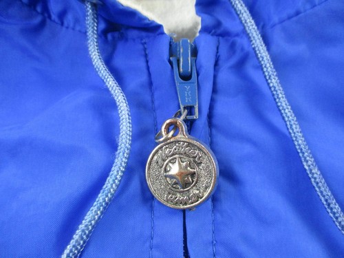 Vintage London Fog Jacket Windbreaker Boy Toddler 3 T Full Zip Blue Baseball G - Picture 9 of 12