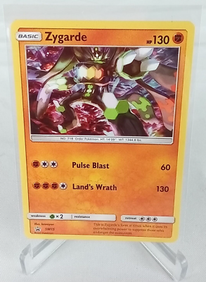 Zygarde SM15 Holo Black Promo Star Pokémon Card 2017 | eBay