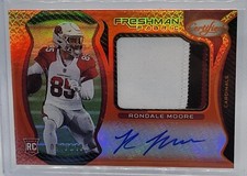 2021 Panini Certified Football Rondale Moore Freshman Fabric RPA /149