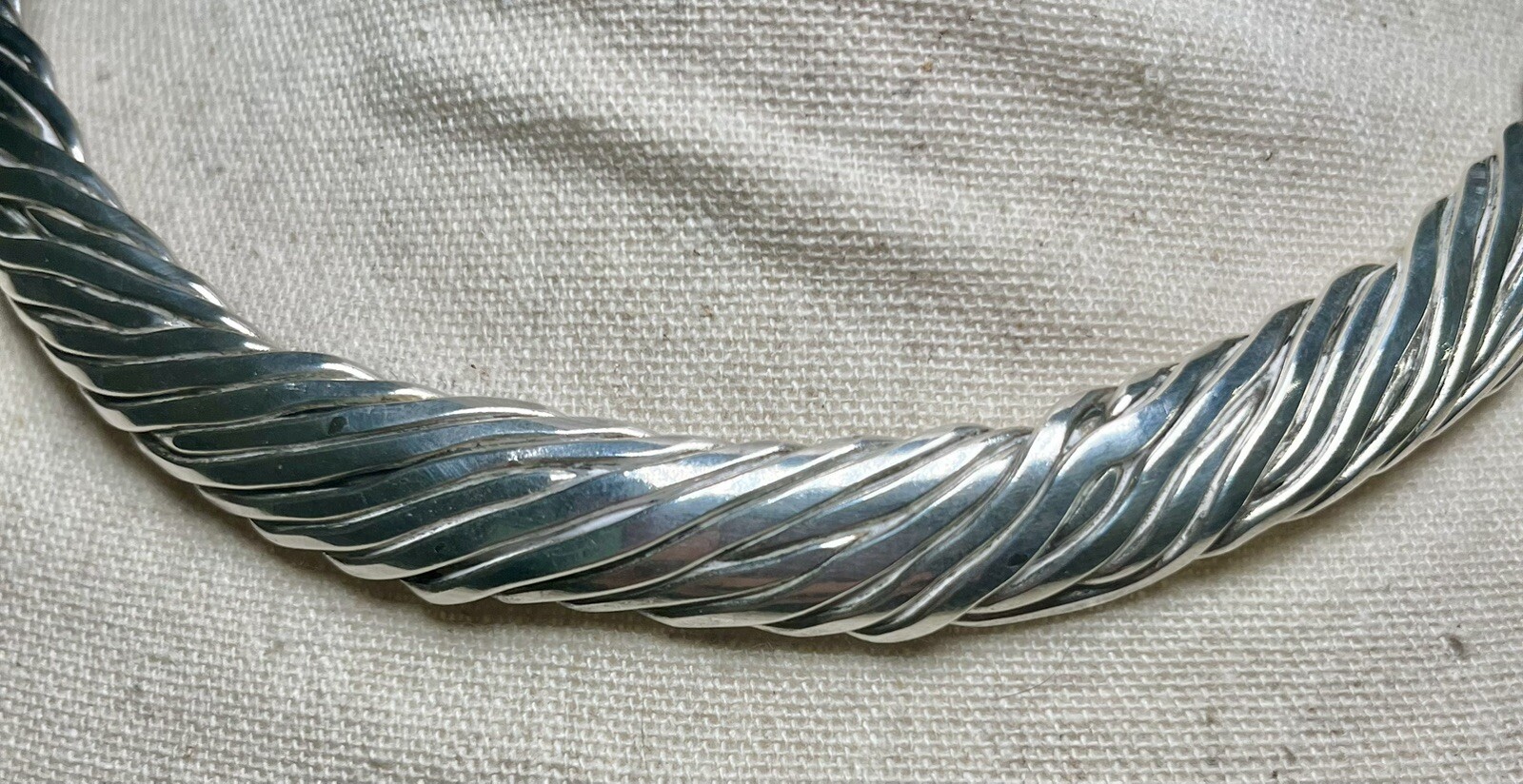 Solid Silver Plated Mixed Metal Electroformed Twi… - image 2