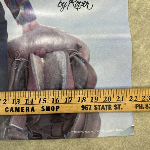 Lot 4 Rare 1990’s Roper Western Ad Posters - Barry Corbin - Dave Appleton - Picture 4 of 14
