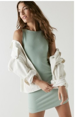 Womens Mi Ami Dress From Francescas Green Soft Size Medium Washed Never Worn