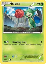 Roselia (13) - DREX 013 Pokemon - Medium Play
