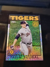2021 Topps Silver Pack Series 2 1986 Topps Mojo Ref Tarik Skubal #86TC-50 (RC)