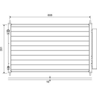 Valeo 822595 Kondensator Klimaanlage FüR Toyota Yaris P13