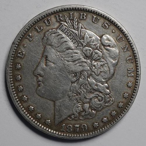 1879 Morgan Silver Dollar | VF–XF | Philadelphia Mint | 90% Silver | $1 Start