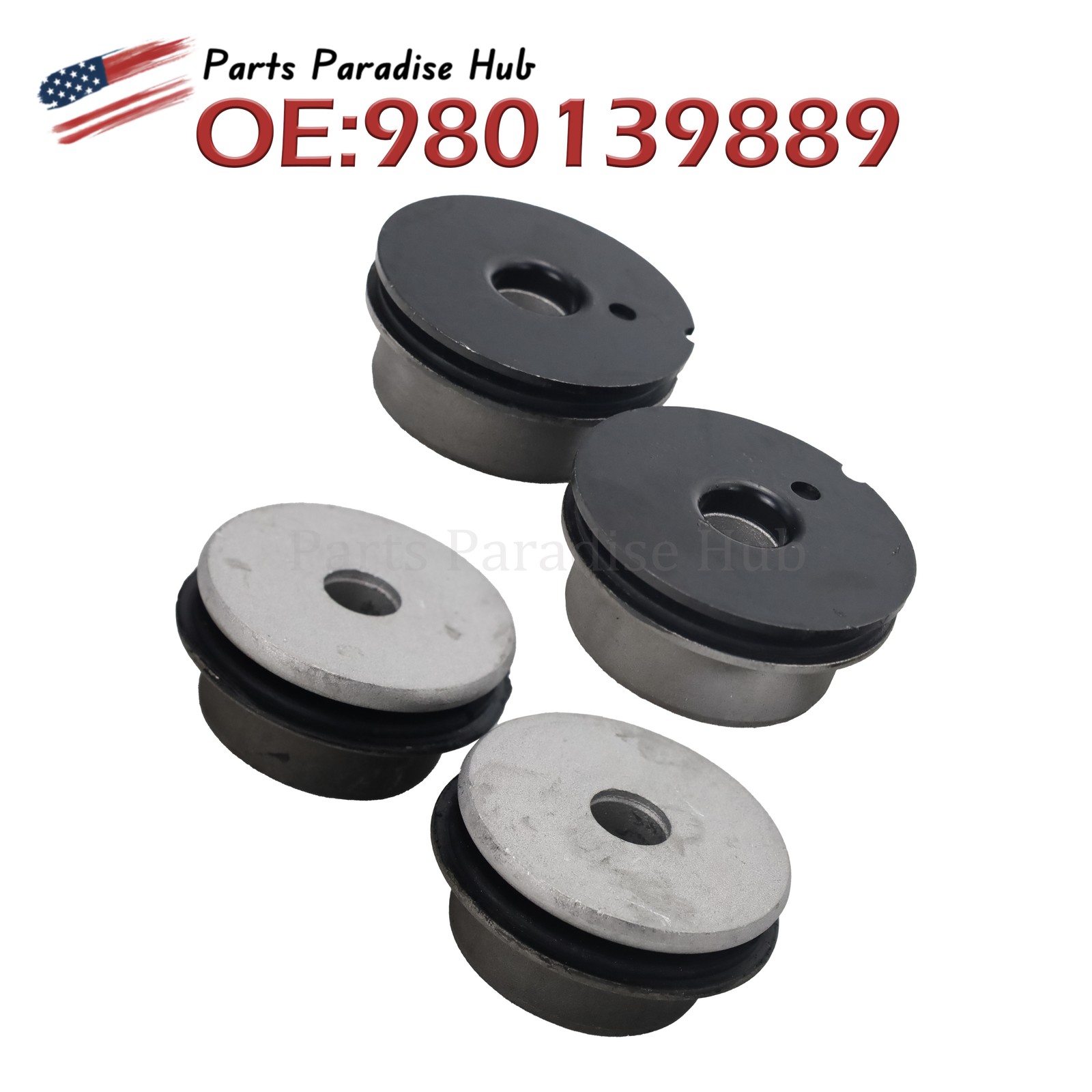 Maserati Quattroporte 2009-2013 Front Upper Control arm bushings Set P/N 980139889