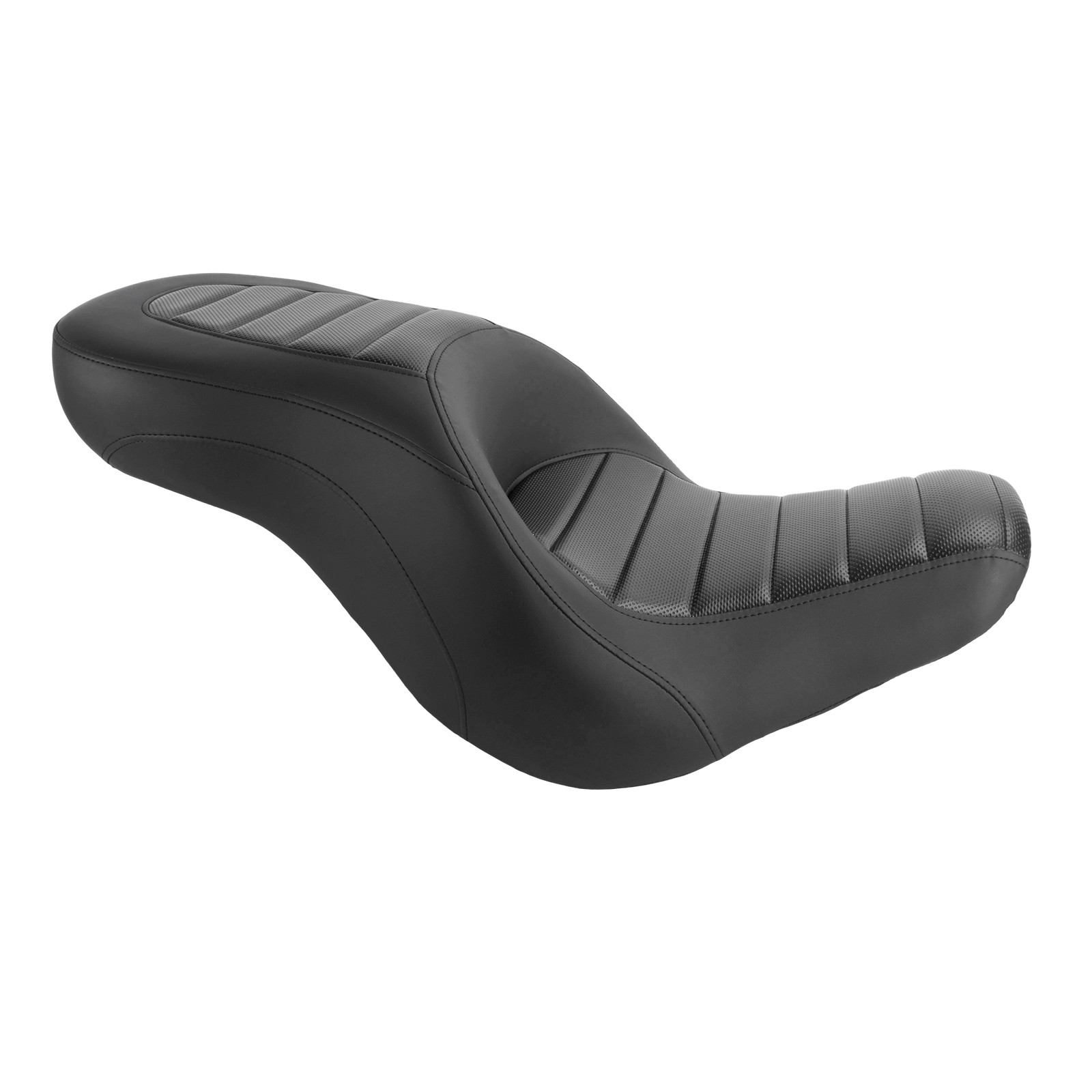 Low Profile Streifen Driver Passenger Seat For Harley 18-2025 Low Rider ST FXLR