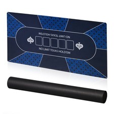 Pokermatte Pokertischauflage Poker Tischmatte Pokerteppich Pokerplatte 120x60 cm