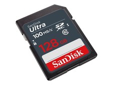 SanDisk Ultra 128GB SDXC UHS-I 100MB/s Black Extended SDSDUNR-128G-GN3IN