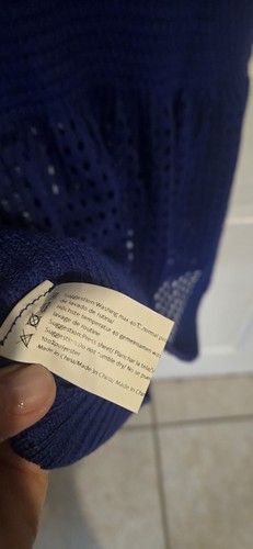 NWT XL Women's Swim Crochet Coverup - 第 7/9 張圖片