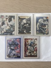 Emmitt Smith Lot of 5 Cards In Excellent Condition Dallas Cowboys HOF
