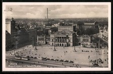 AK Leipzig, Augustusplatz mit Neuem Theater u...