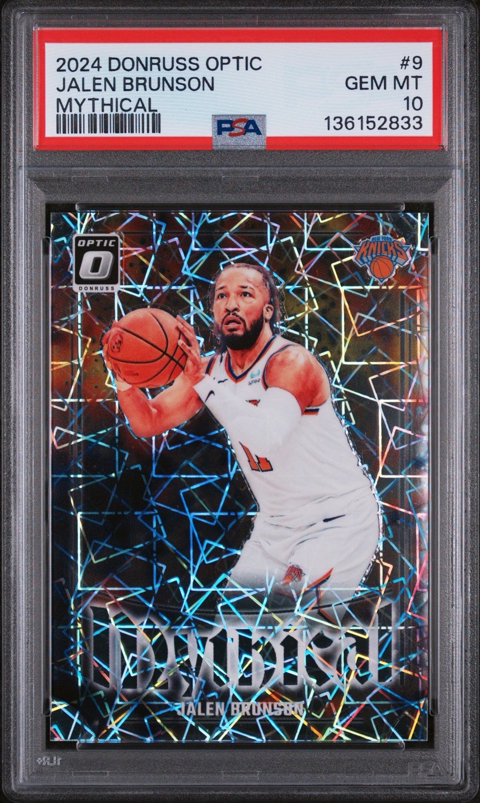 PSA 10 2024-25 Panini Donruss Optic Mythical Jalen Brunson #9 Knicks