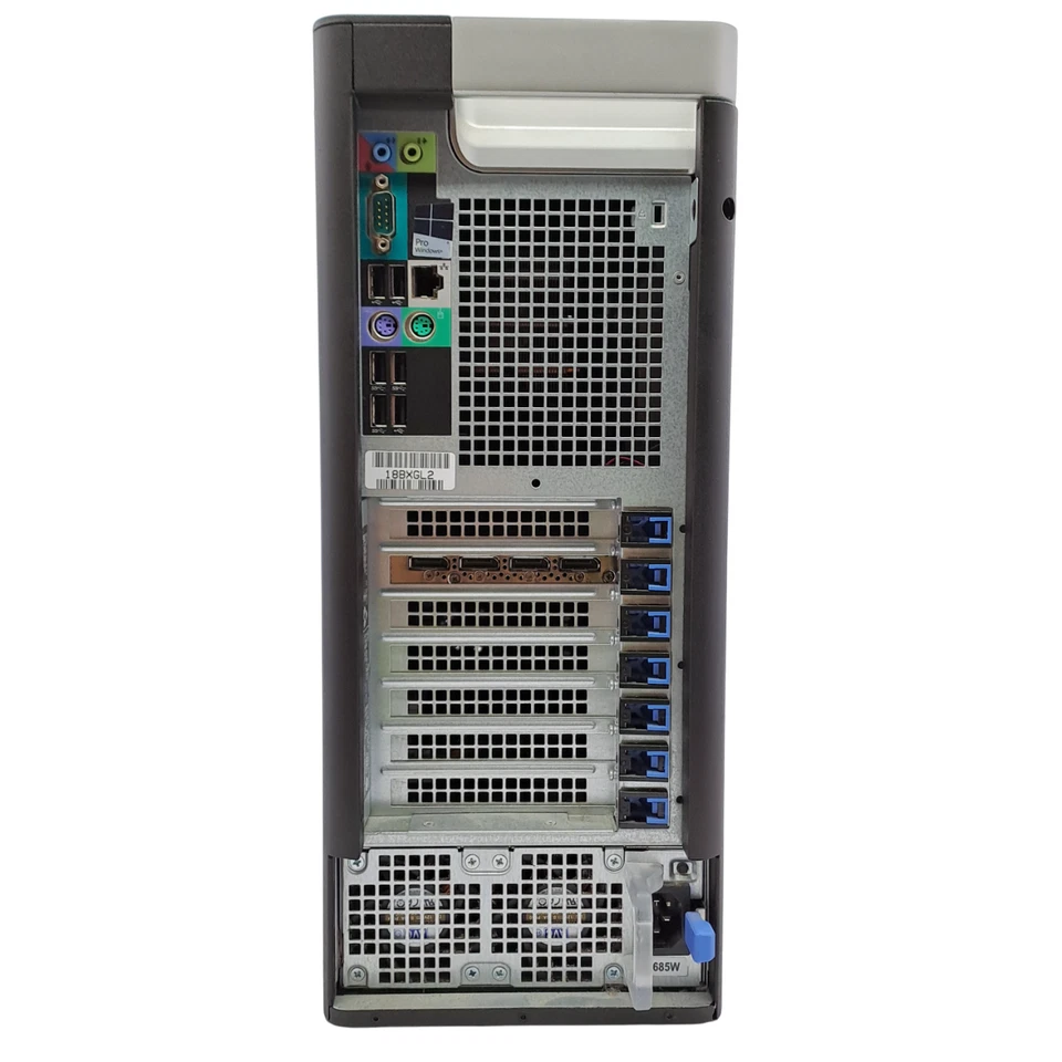 Windows 11 4k Video Editing PC 128GB RAM 1TB NVMe 2TB HDD 8GB Nvidia Quadro CAD - Immagine 2 di 2