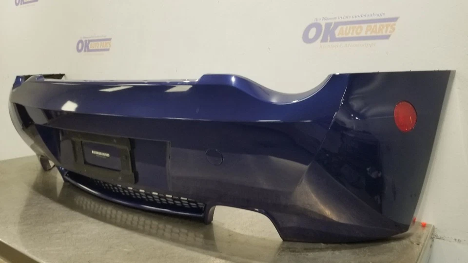 07 BMW Z4 E85 M ROADSTER 3.2L COMPLETE REAR BUMPER ASSEMBLY BLUE Foto 3 de 4