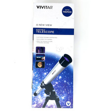 VIVITAR TEL-30300 PORTABLE TELESCOPE +TRIPOD Lightweight Durable Aluminum Barrel